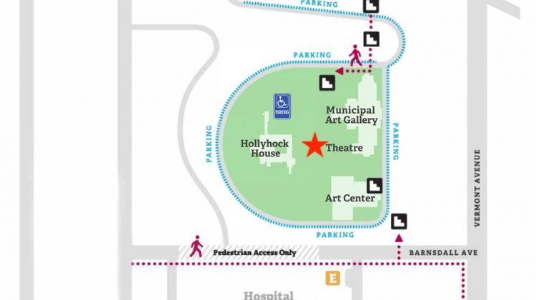 Barnsdall Parking Map